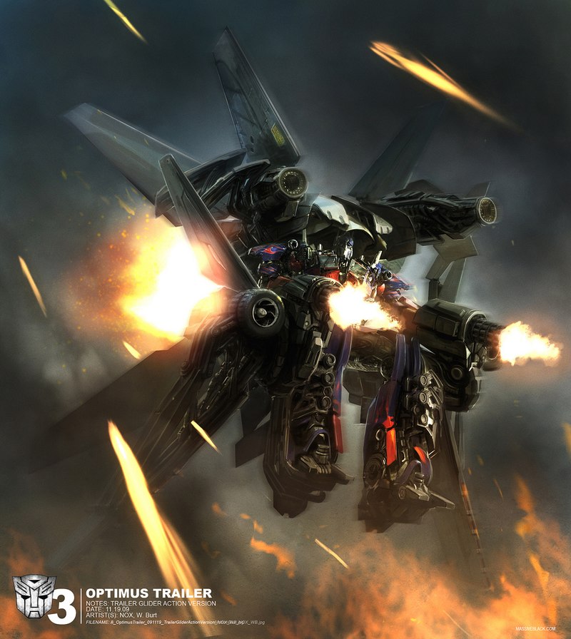 Transformers 3 Dark of the Moon Concept Art from Massive Black Show
